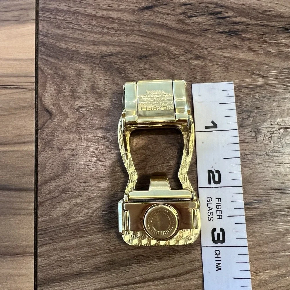 Nexbelt Gold Ratchet Belt Buckle Replacement Only Automatic Click Buckle Patent - Picture 5 of 6